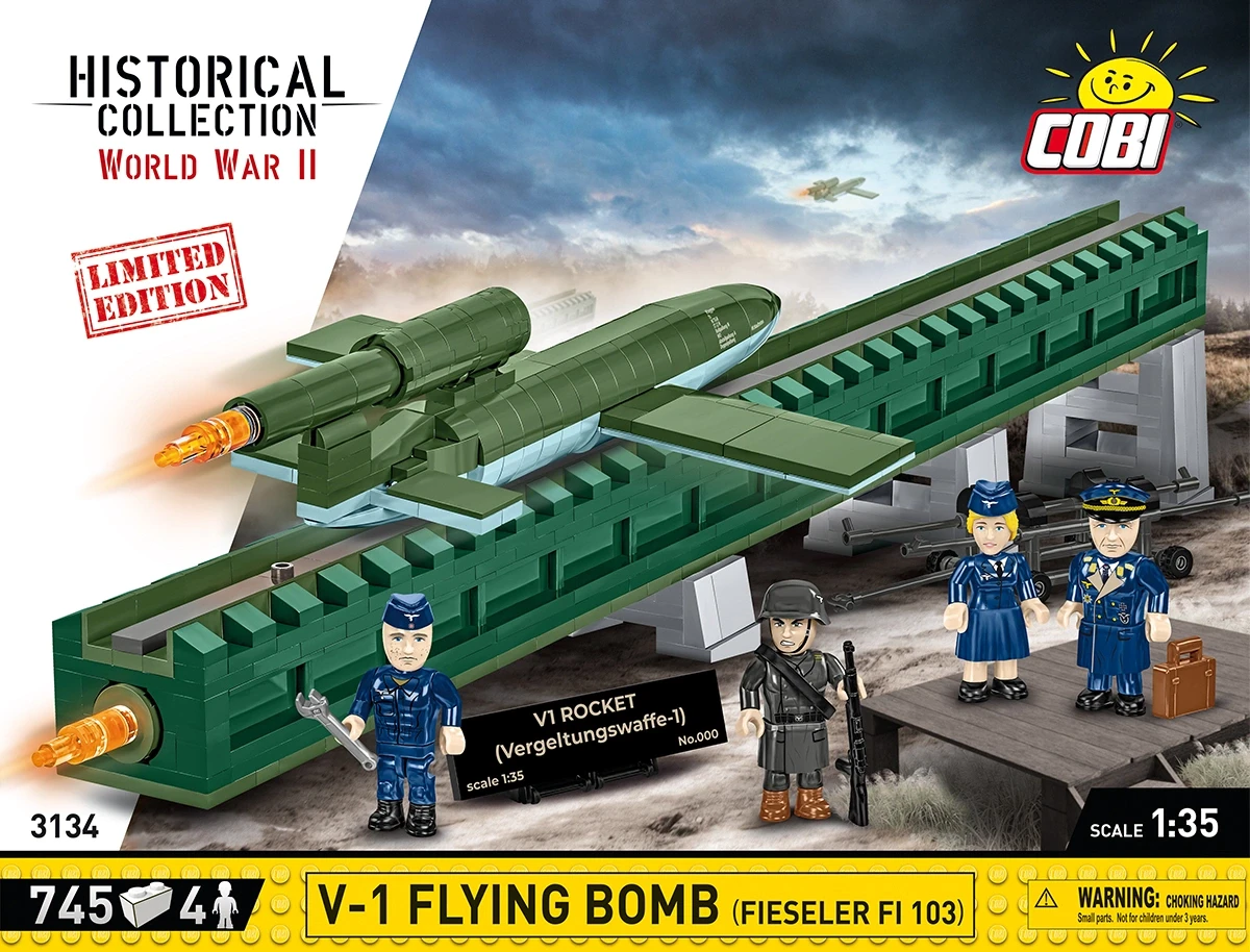 Maquette d'avion en plastique V-1 BOMBE VOLANTE ROCKET1/18